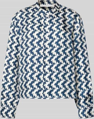 Herzensangelegenheit Herzensangelegenheit Hemdbluse aus reiner Seide in Marine, Größe 34