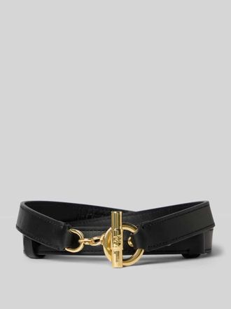 Lauren Ralph Lauren Gürtel mit Label-Detail in Black, Größe XL