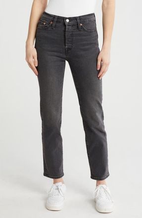Levi's Wedgie High Waist Straight Leg Jeans in Leisure Time Tonight at Nordstrom Rack, Size 24 28