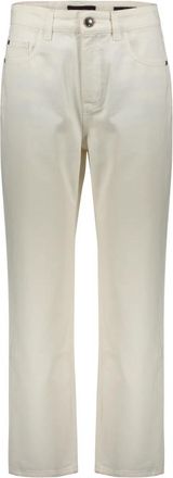 Moorer Straight Jeans - Dames - Regular Fit Jeans - Wit - W27 - Katoen - Jeans