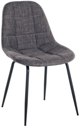 OEM Silla De Comedor Tom En Tela O Polipiel Gris Claro Tela