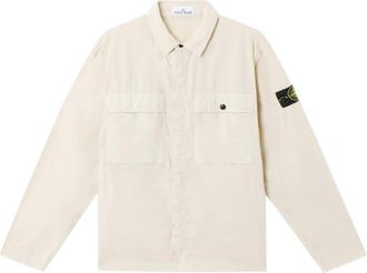 Stone Island Heren, Jassen, Beige, Maat: 2XL Katoen