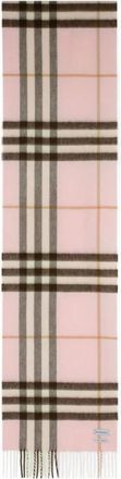 Burberry Giant Check Sjaal - Dames - Wintersjaals - Roze - ONE Size - Kasjmier - Accessoires