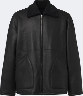Auralee Giacca in shearling reversibile