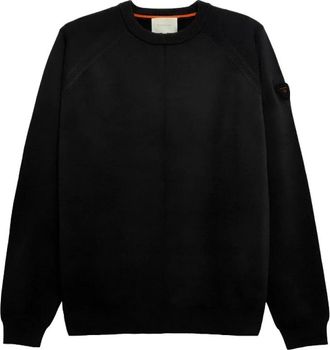 Gertrude Hoodies & sweatvesten, Heren, Zwart, XL, Polyester, Lewis Patch Pullover