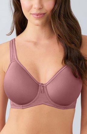 Wacoal Basic Beauty Spacer Underwire T-Shirt Bra in Rose Brown at Nordstrom, Size 38Ddd
