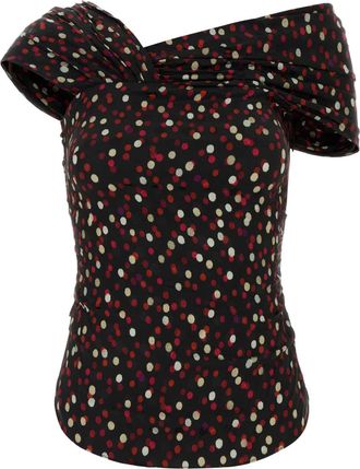Isabel Marant Printed Stretch Silk Esen Top