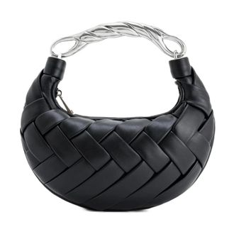JW PEI Handbags, female, Black, Size: ONE SIZE Orla Weave Handbag
