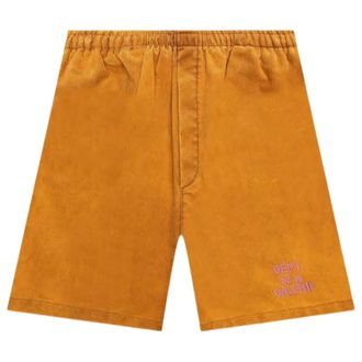 Gallery Dept. Vintage Cord Zuma Shorts Met Frans Logo In Goudkleurige Uitvoering