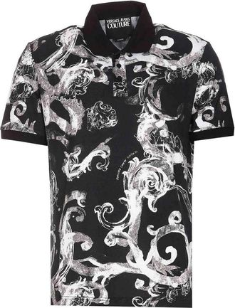 Versace Jeans Couture Polo Watercolour Couture