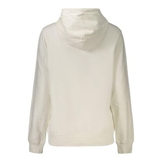 Tommy Hilfiger Cotton Logo-Embroidered Hoodie - White