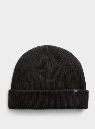Vans Womens Reverse-logo rib-knit Tuque Hat