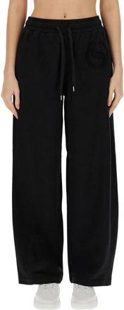 Stella McCartney Joggingbroeken - Dames - Sweatpants - Zwart - S - Katoen - Broeken