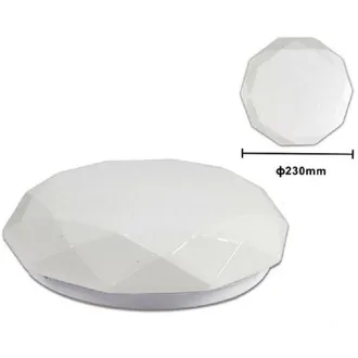 Trade Shop Trade Shop Traesio - Trade Shop - Plafoniera Soffitto Lavorata 12 Watt 24 Led Smd 5730 Luce 3000k 4000k 6500k C-02