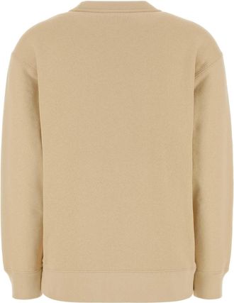Valentino Garavani Womens Beige Cotton Sweatshirt Betulla Sweater