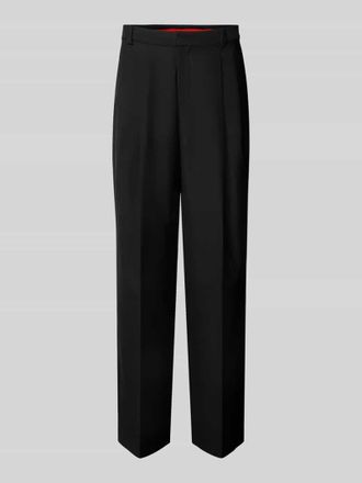 HUGO BOSS Regular Fit Anzughose aus Woll-Mix Modell FEDIX251 in Black, Gr&ouml;&szlig;e 50