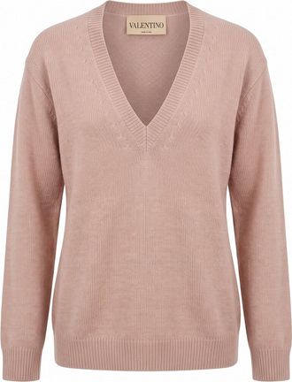 Valentino Garavani Solid Cashmere Sweater