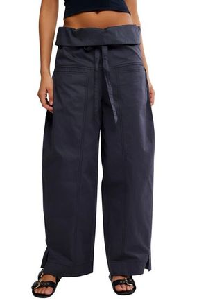 Free People Fisherman Pants in Washed Black at Nordstrom, Size X-Small