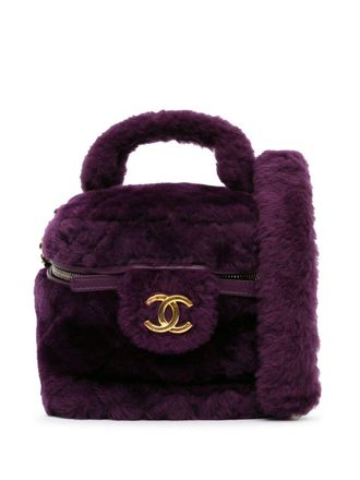 Chanel Borsa a tracolla piccola matelass&eacute; anni 21-23 - Viola