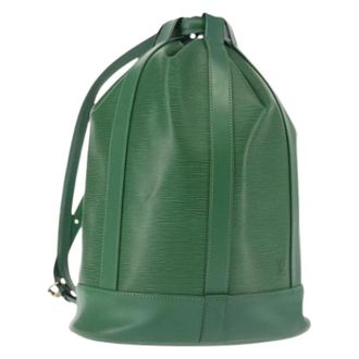 Louis Vuitton unisex, Pre-owned, Groen, Maat: ONE Size Leer