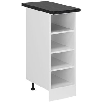 Vicco Estante De Cocina R-line, Blanco, 30 Cm, Et Antracita