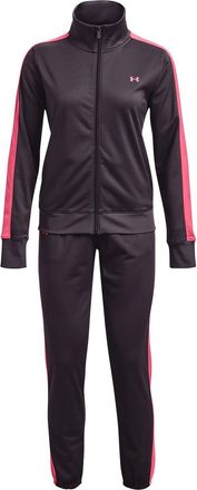 Under Armour Womens Tricot Tracksuit Tux Purple M
