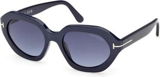 Tom Ford Meryl-02 - Dames - Zonnebrillen - Blauw - 53 MM - Accessoires