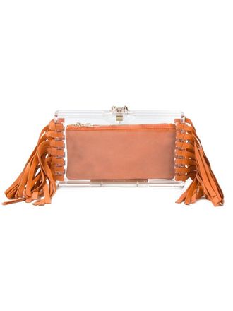 Charlotte Olympia Pandora clutch - Geel
