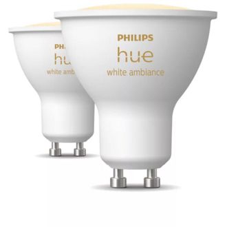 Philips Hue Smart Led Bulbs Gu10 2x4.2w 2200-6500k 2pcs - 23003300 - Philips