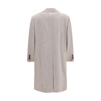 Brunello Cucinelli Virgin Wool Coat - Beige