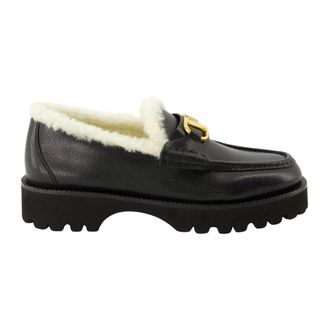 Valentino Garavani Loafers, female, Black, Size: 9 1/2 US VLogo Loafers