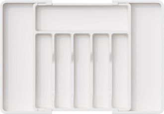 OEM Bandeja Para Cubiertos, Bandeja Extensible Para Cajones, Organizador De Cajones Ajustable Para Cocina, Almacenamiento Compacto De Pl&aacute;stico Para Cuchar