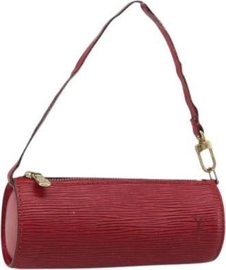 Louis Vuitton Pre-owned Epi Leather Accessory Pouch - Dames - Vintage Mini Tas - Rood - ONE Size - Leer - Vintage
