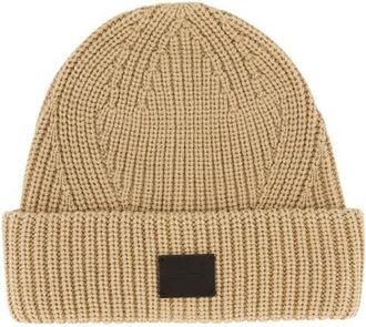 AllSaints Ribbed Beanie in Toffee at Nordstrom