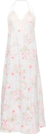 Zimmermann Halliday floral-print maxi dress - women - Cotton/Linen/Flax - 0 - Blue