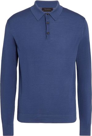 Ermenegildo Zegna 12milmil12 wool polo shirt - men - Wool - 48 - Blue