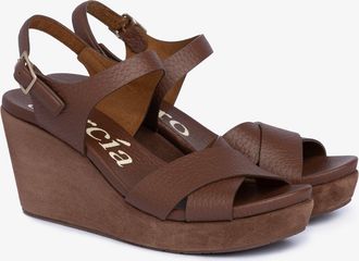 Pedro Garcia Brown leather wedge sandal |Aleyda | Fall-winter 26 |