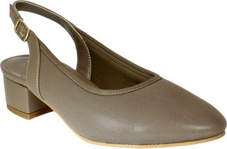 David Tate Silvana Slingback Pump in Taupe Micro at Nordstrom, Size 10.5