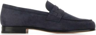 Churchs Navy Blue Slip-On Loafers