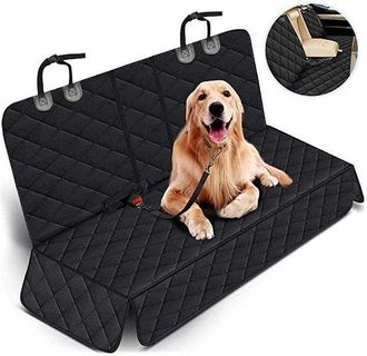 OEM Funda Protectora Impermeable De 4 Capas Para El Asiento Trasero Del Coche, Para Coches, Camiones Y Suv, 135 Cm De Largo X 46 Cm De Ancho, Negra