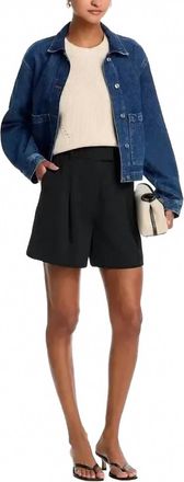 French Connection Harry Suiting Shorts In Black