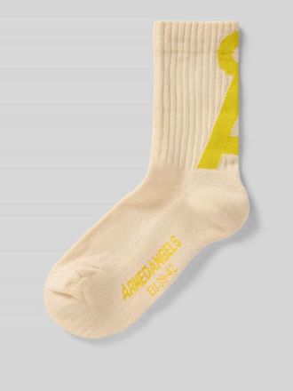 Armedangels Armedangels Socken aus Baumwoll-Mix Modell SAAMUS SHORT in Beige, Gr&ouml;&szlig;e 35-38