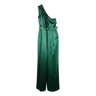 Max Mara Jumpsuits, female, Green, Size: M Gioire Jumpsuit