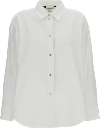 Max Mara White Regular Solid Shirt