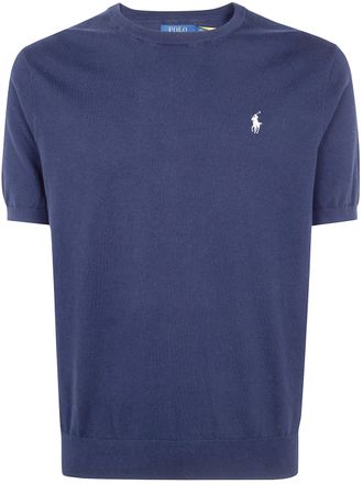 Ralph Lauren Short Sleeves Knit Round Neck Sweater
