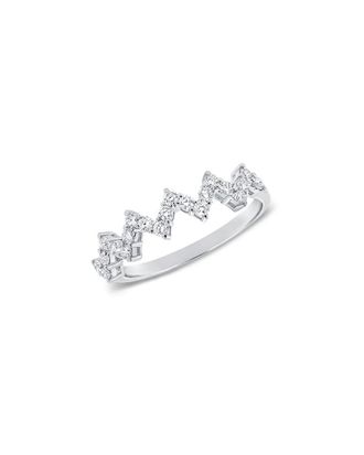 Sabrina Designs 14K 0.38 Ct. Tw. Diamond Heart Beat Band Ring