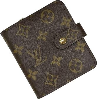 Louis Vuitton Brown Monogram Wallet (Bi-Fold) (Pre-Owned)