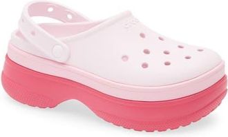 Crocs Classic Stacked Clog in Dragon Fruit at Nordstrom, Size 11 Womens