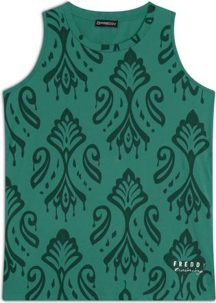 Freddy Canotta floreale svasata in jersey leggero