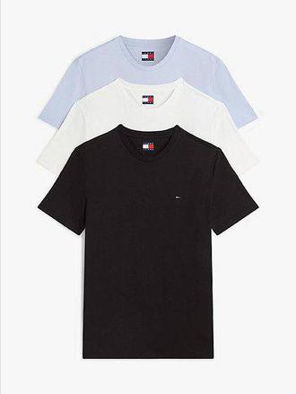 Tommy Hilfiger 3-Pack Tommy Flag Extra Slim T-Shirts